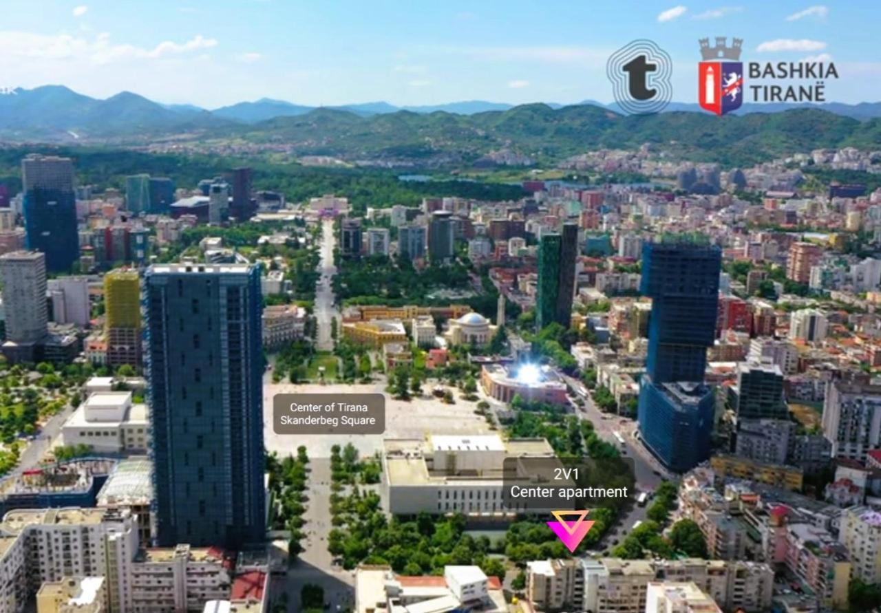 2V1 - Center Apartment 4 Tiranë Luaran gambar